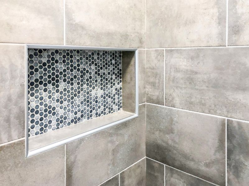 Shower Tile Repair detail